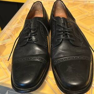 Real leather bostonian black shoes 91/2